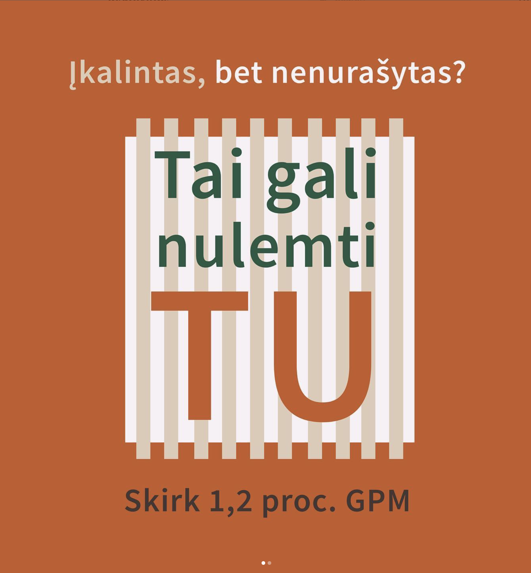 Read more about the article Kviečiame skirti 1,2 proc. GPM Prirašytoms rankoms